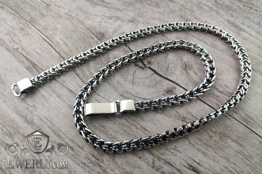 Цепочка из серебра Фантом, фото